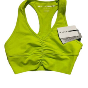𝅺DKNY Sport Ruched Racerback Low Impact Sports Bra